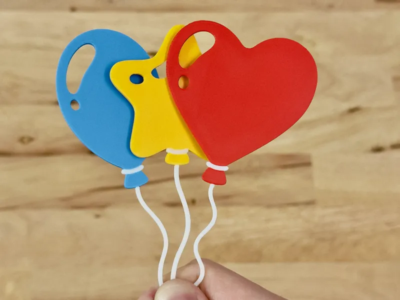 Balloon Cake Toppers
