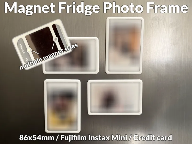 Magnet Fridge Photo Frame 86x54mm/Fujifilm Instax