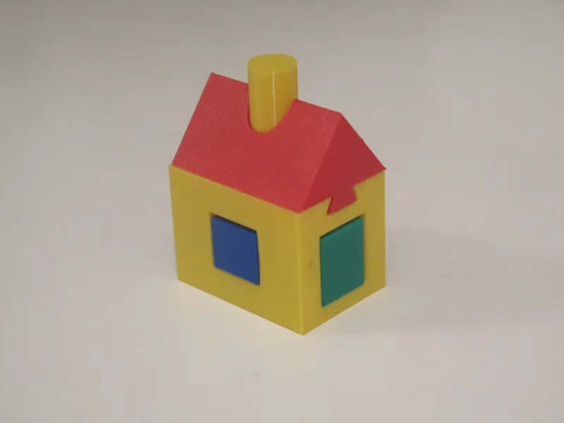 3D Puzzle House Toy (no ams required)