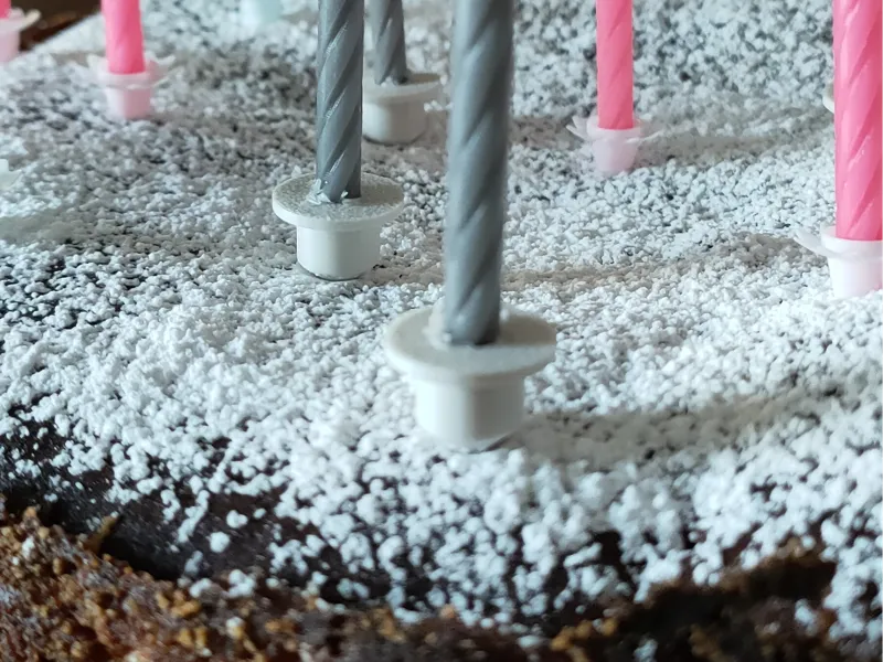 Holder for party and birthday candles