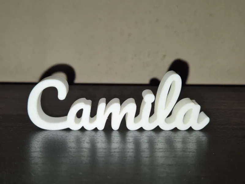 Camila Name Sign Display Decor
