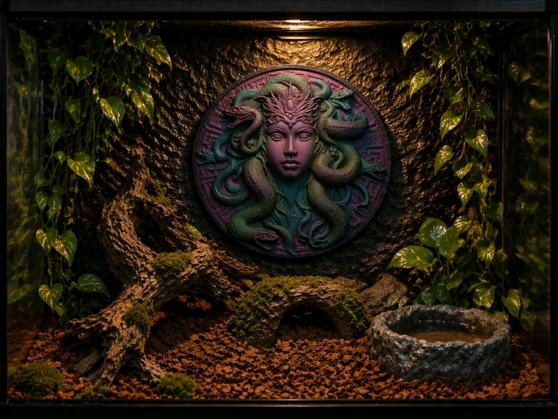 Medusa Wall Panel for Reptile & Snake Enclosures