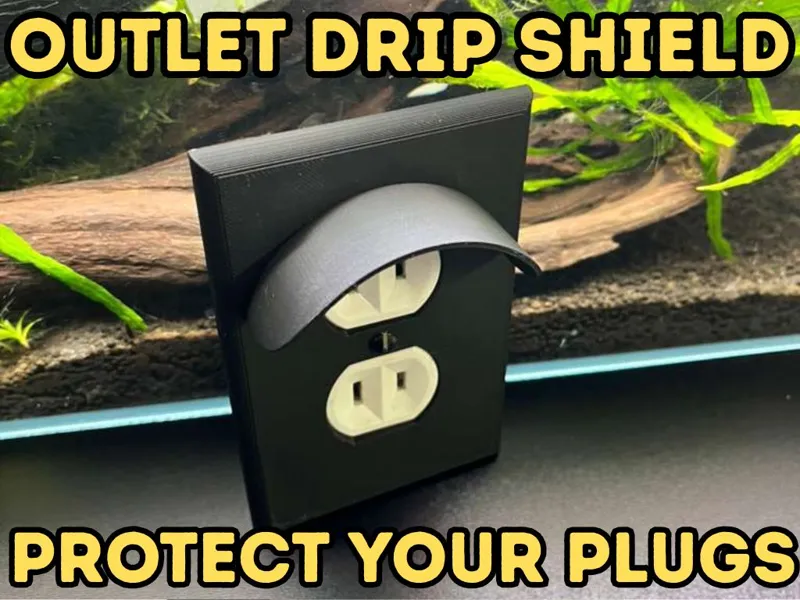 Outlet Drip Shield Faceplate