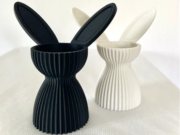 Coquetier lapin de Pâques