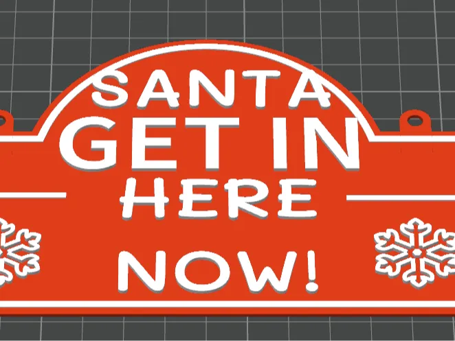 SANTA GET IN HERE NOW!