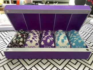 Magnetic Poker Chip Storage Box