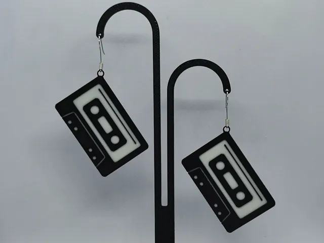 Pendientes Cassette Vibes