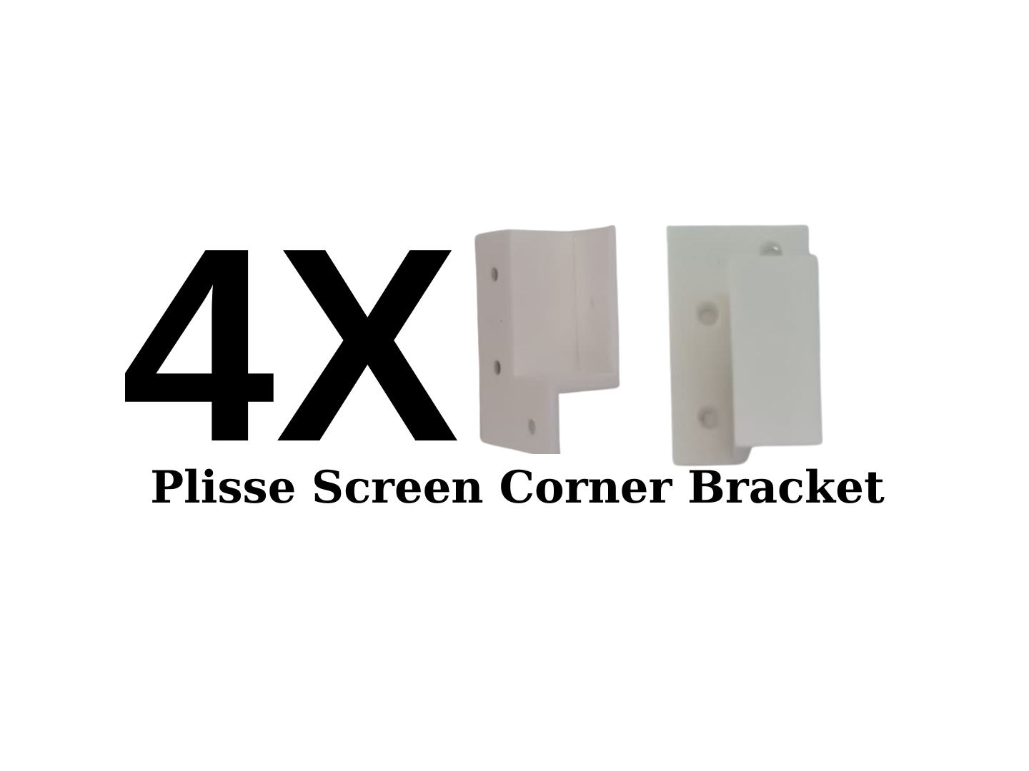 Plisse Screen Corner Bracket