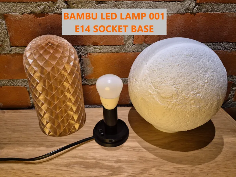 E14 socket adapter for Bambu LED lamp 001