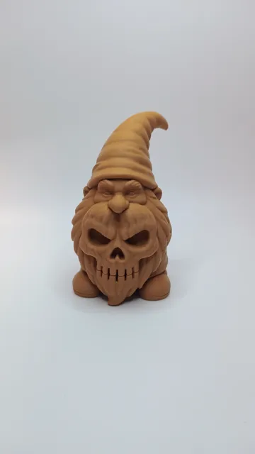 Modelo para impresión 3D: Totenkopf Wichtel mit duesterem Schaedelbart — vista de referencia 3