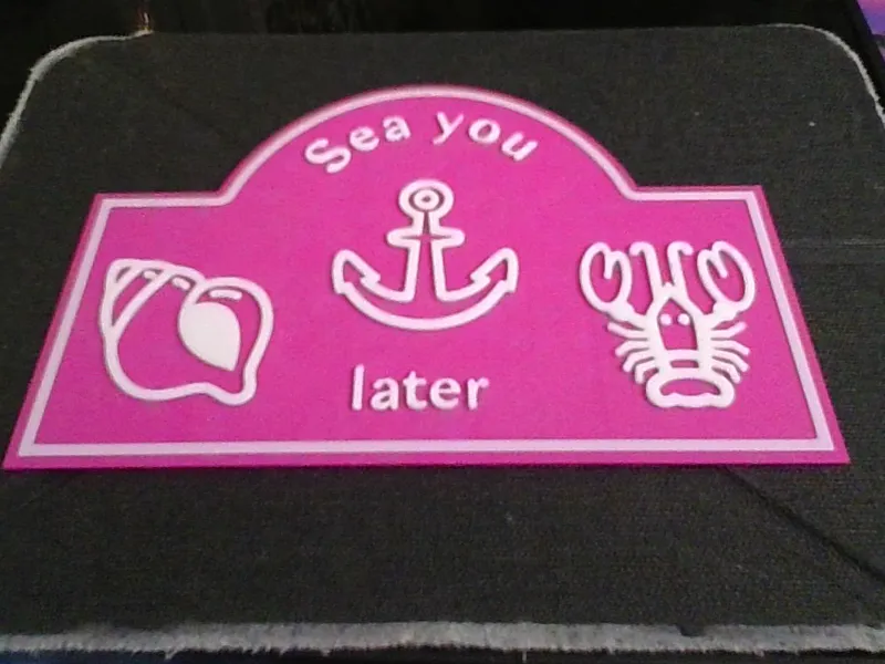 sea you later cute beach pun sign