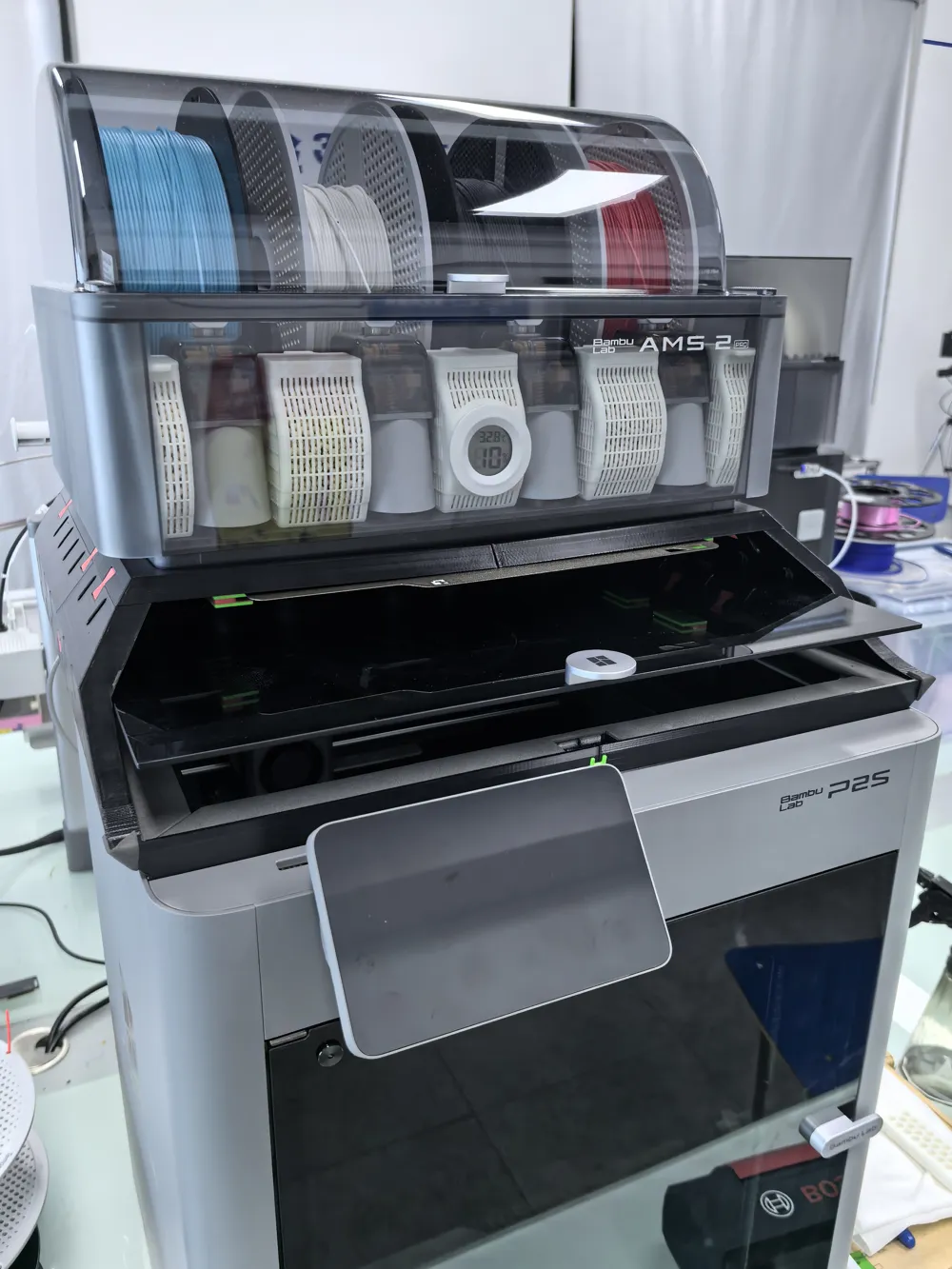 P2S AMS2Pro Riser - Free 3D Print Model - MakerWorld