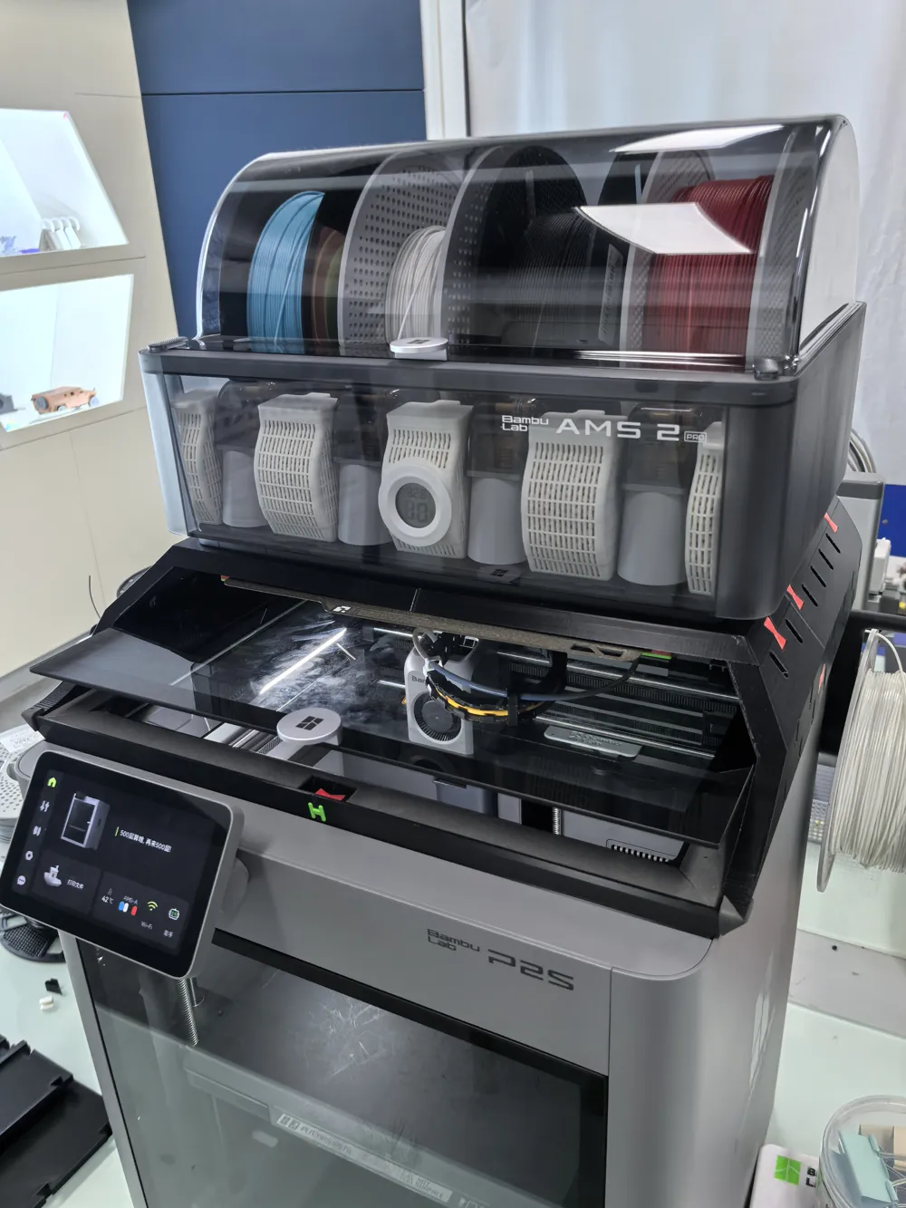 P2s Ams2pro Riser Free 3d Print Model Makerworld 
