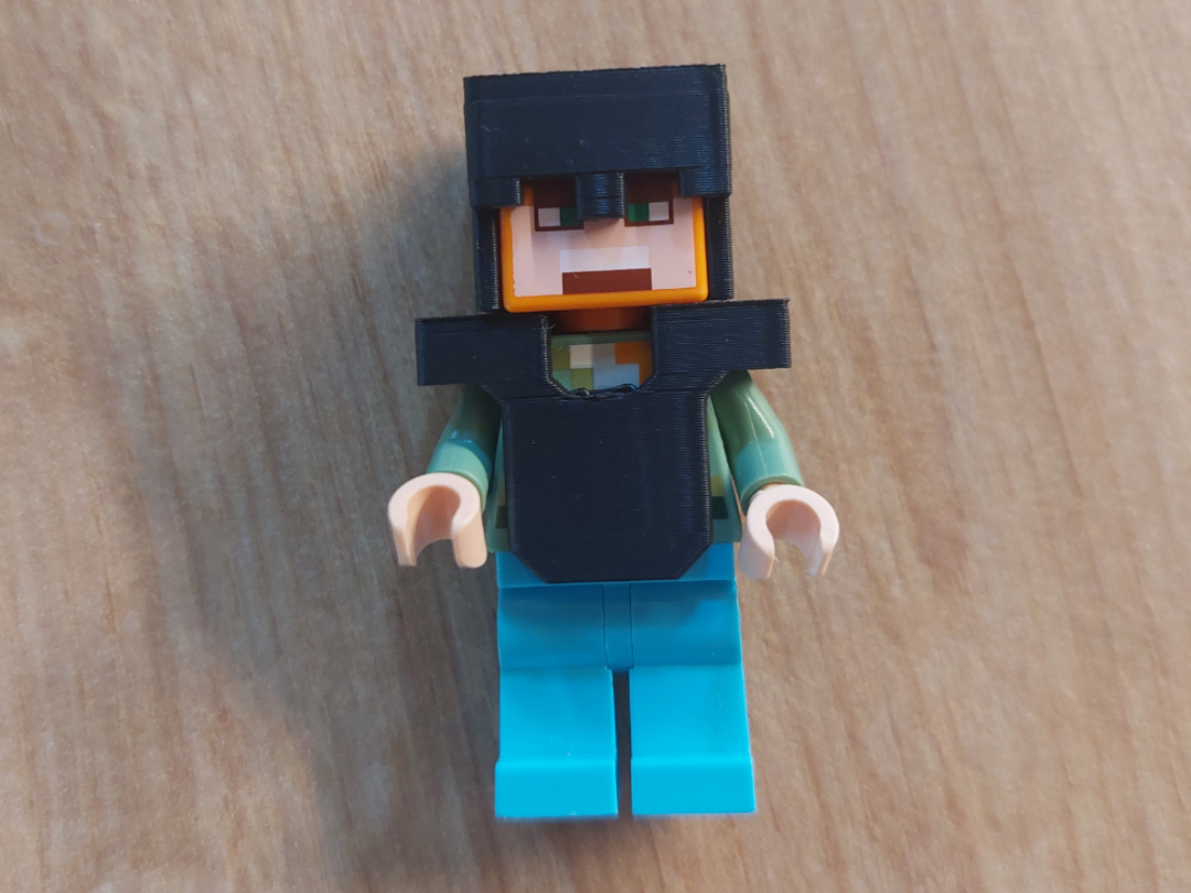 Brick Minecraft Helmet & Armor - strong version