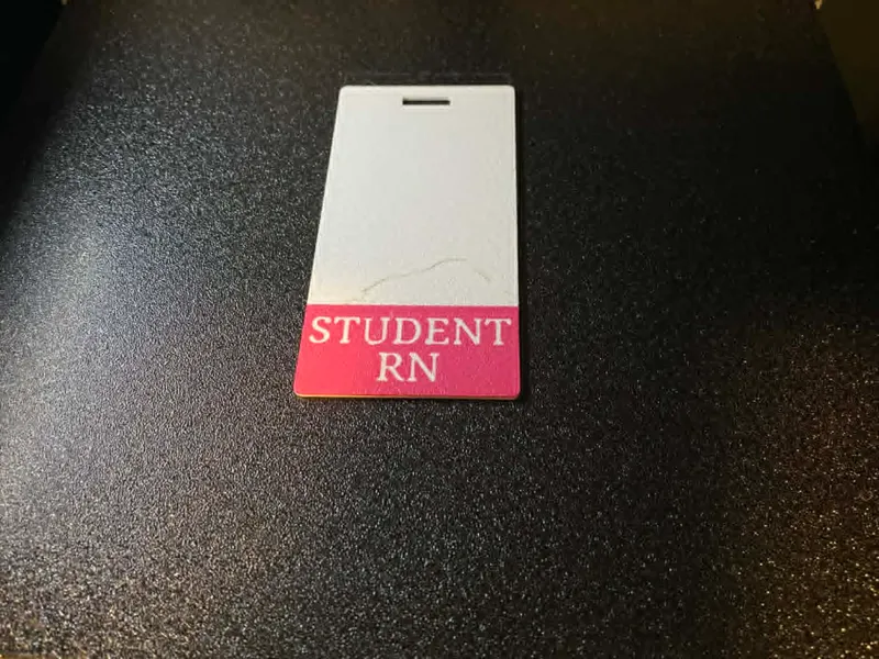 STUDENT RN Badge Buddy Name Tag