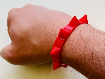 bracelet wristband rounded spikes wearable 100%TPU