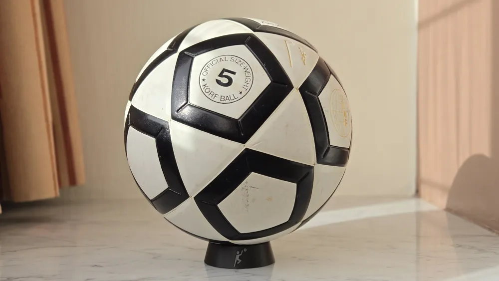 Sports ball stand - Free 3D Print Model - MakerWorld