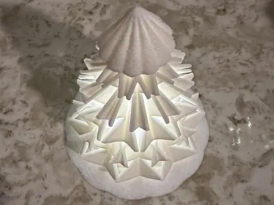 Spikey abstract christmas tree - Tea light