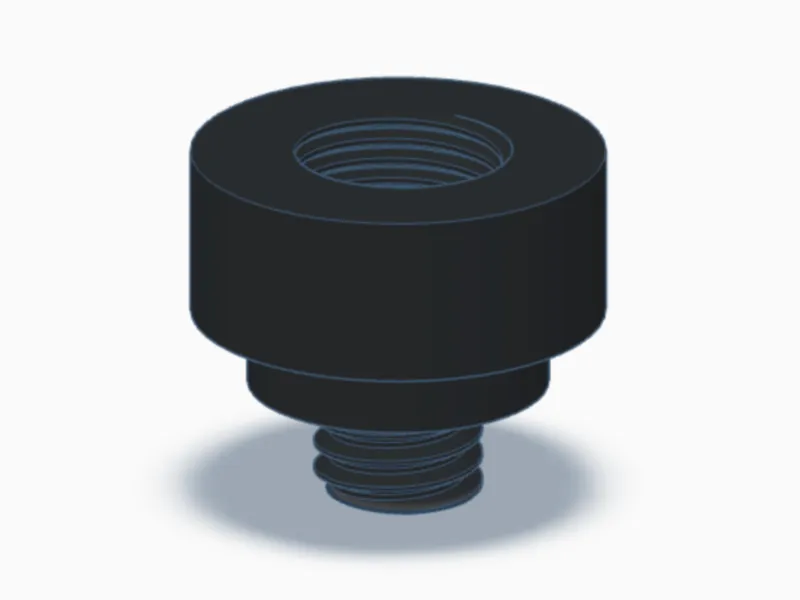 M8x0,75 to M6x1,0 Thread Adapter for Illuminatior