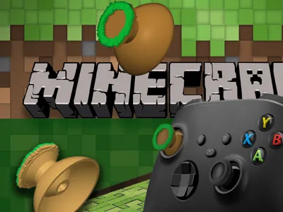 Xbox Thumbstick Stick Controller Minecraft Style