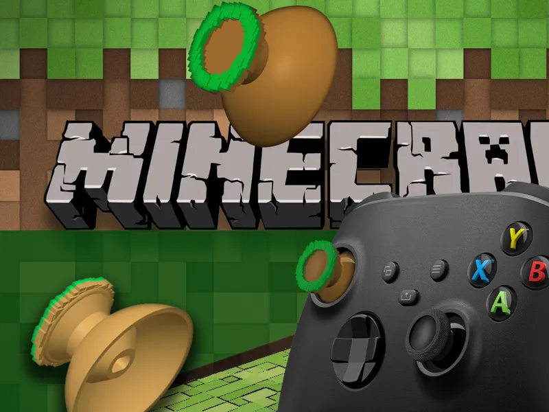 Xbox Thumbstick Stick Controller Minecraft Style