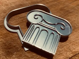 Greek column cookie cutter