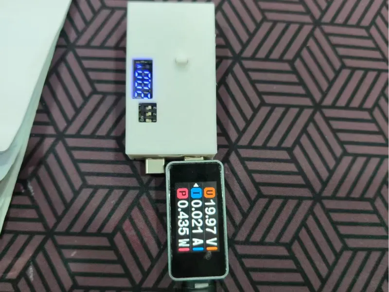 快充诱骗模块外壳（PD3.1可调电压测试老化板5V9V12V15V-20V/7A-28Vpd诱导）