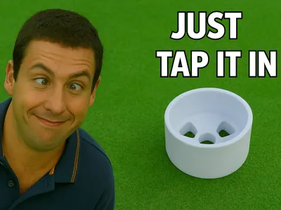 Putting Golf Hole - Legit look and *CLUNK* Sound!