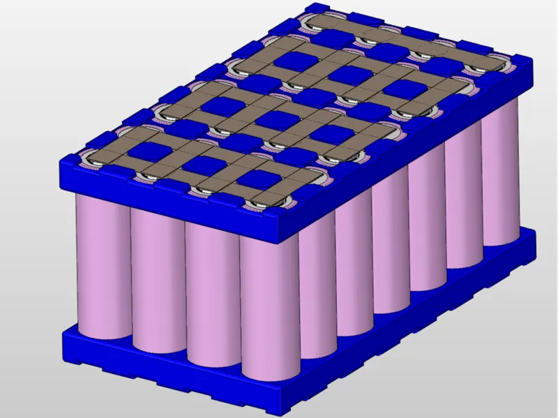 7S3P, 7S4P, 7S5P, 7S6P 18650 Battery Tray
