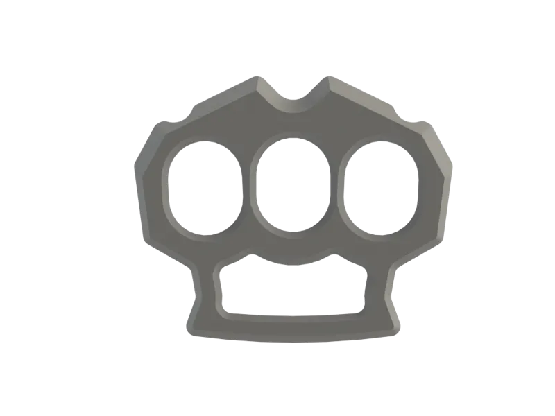 Brass knuckles-1 mini 指虎 小号