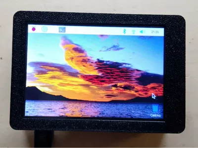 Case Raspberry pi 3 b+ con display 3,5"