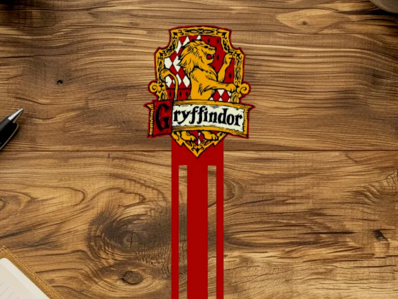 Gryffindor Bookmark - Harry Potter (Marcalibro)