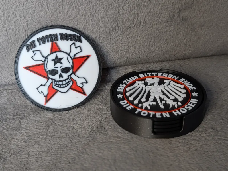 Die Toten Hosen Band Logo - 3D stackable Coaster