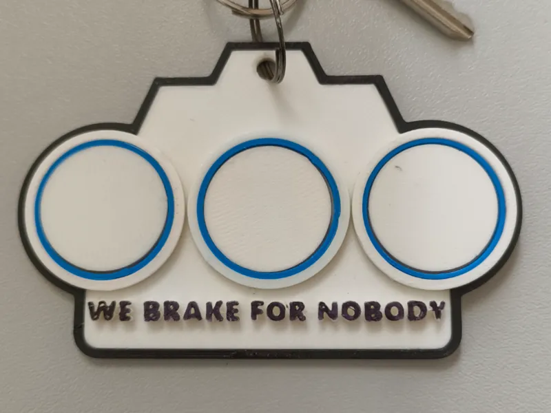 Spaceball keychain