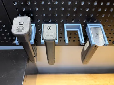 Parametric Pegboard Magazine Holder / Rack