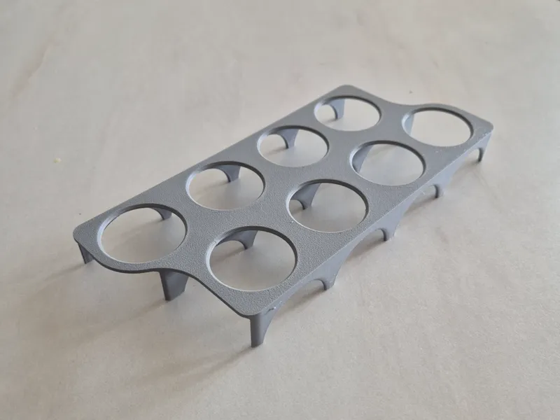 Egg tray for fridge slot
