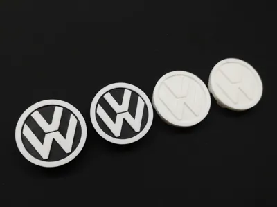 VW Wheel Center Hub Caps (Different Sizes) (v2)