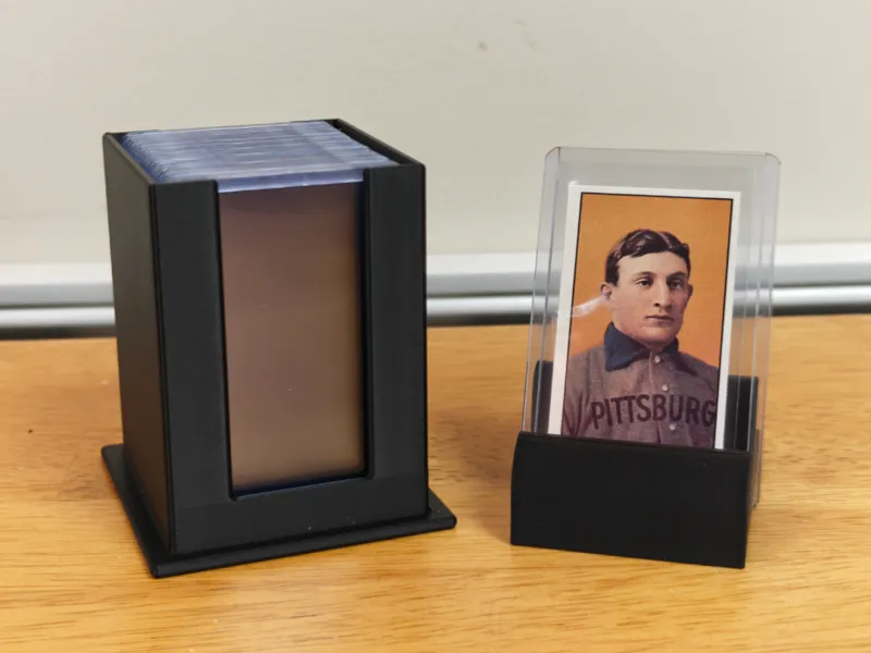Tobacco Card Toploader Holder-Up to 25 Toploaders