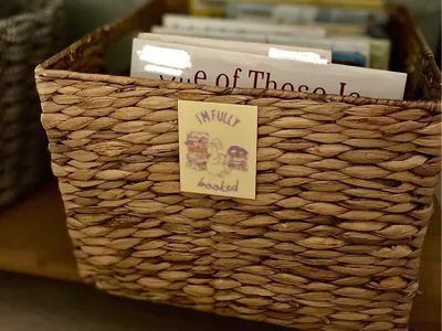 Fully Booked Cozy Library Sign