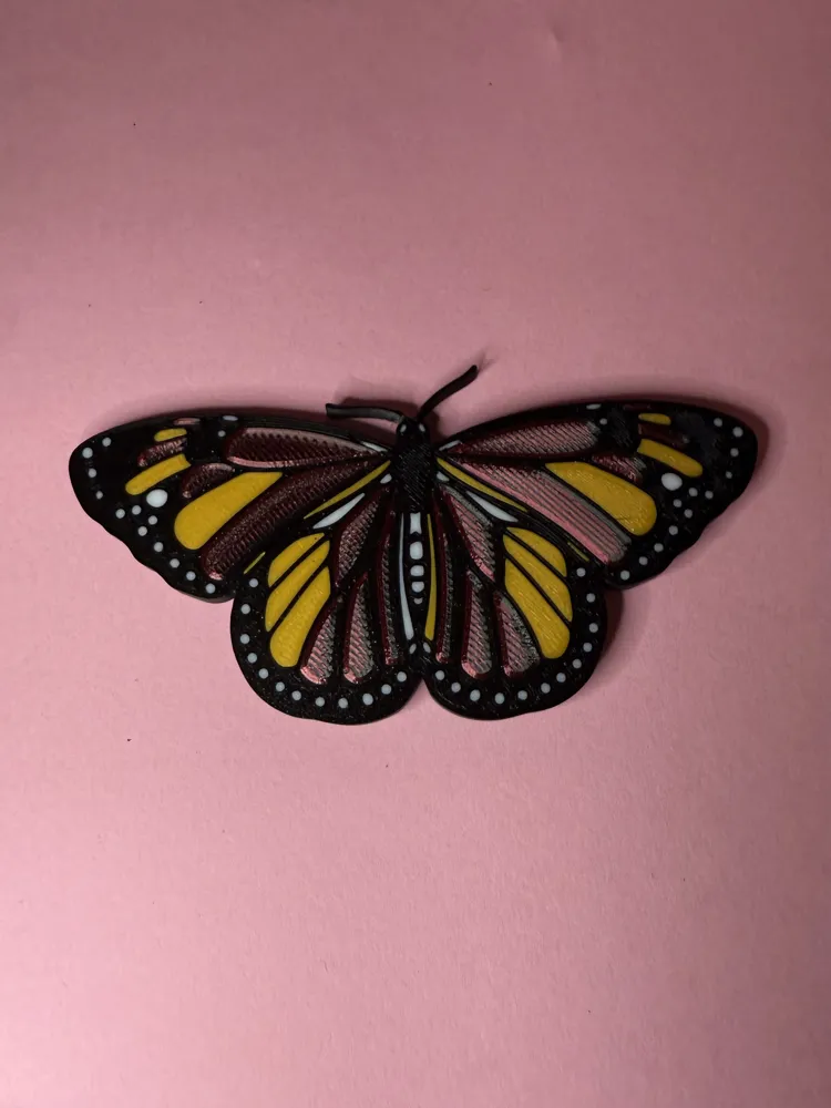 Sample Buttefly Ref Magnet Design butterfly magnet 5 by Mdp3DFactory MakerWorld: Download Free 3D Models