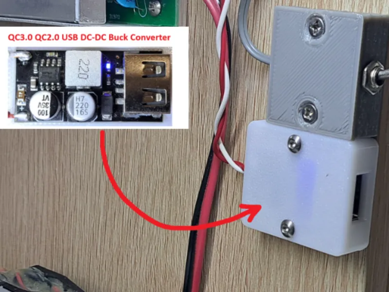 A simple case for QC3.0 DC-DC buck converter