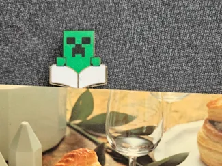 Minecraft Creeper Bookmark