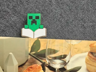 Minecraft Creeper Bookmark