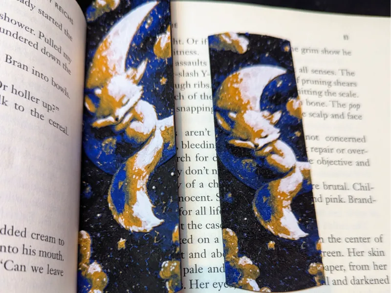 Fox Sleeping on the Moon - Two Sizes