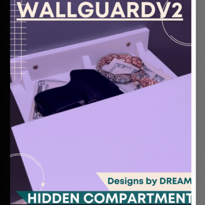 WallGuard SecuraShelf/Hidden compartment V2