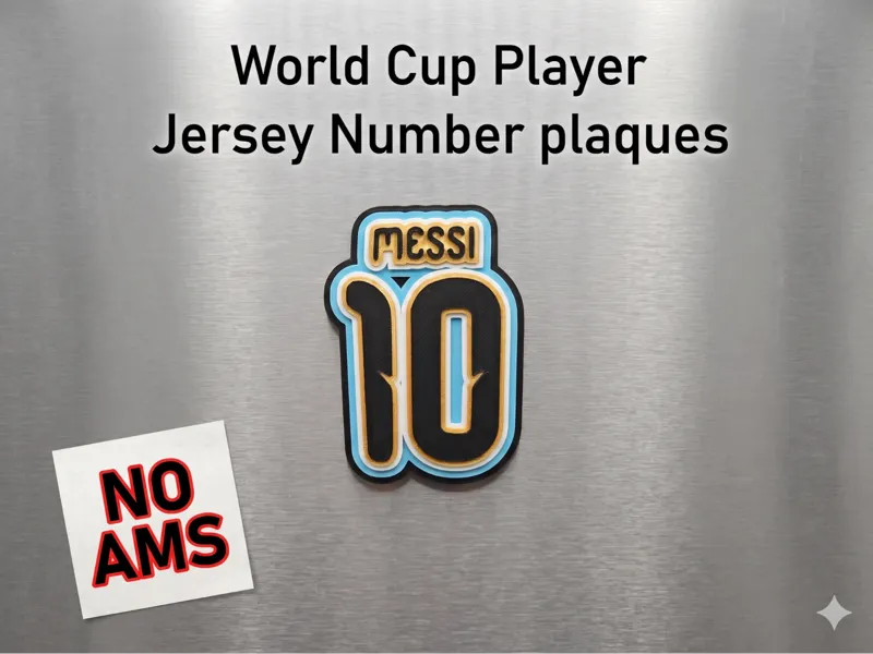 Lionel Messi World Cup Jersey number Magnet-NO AMS