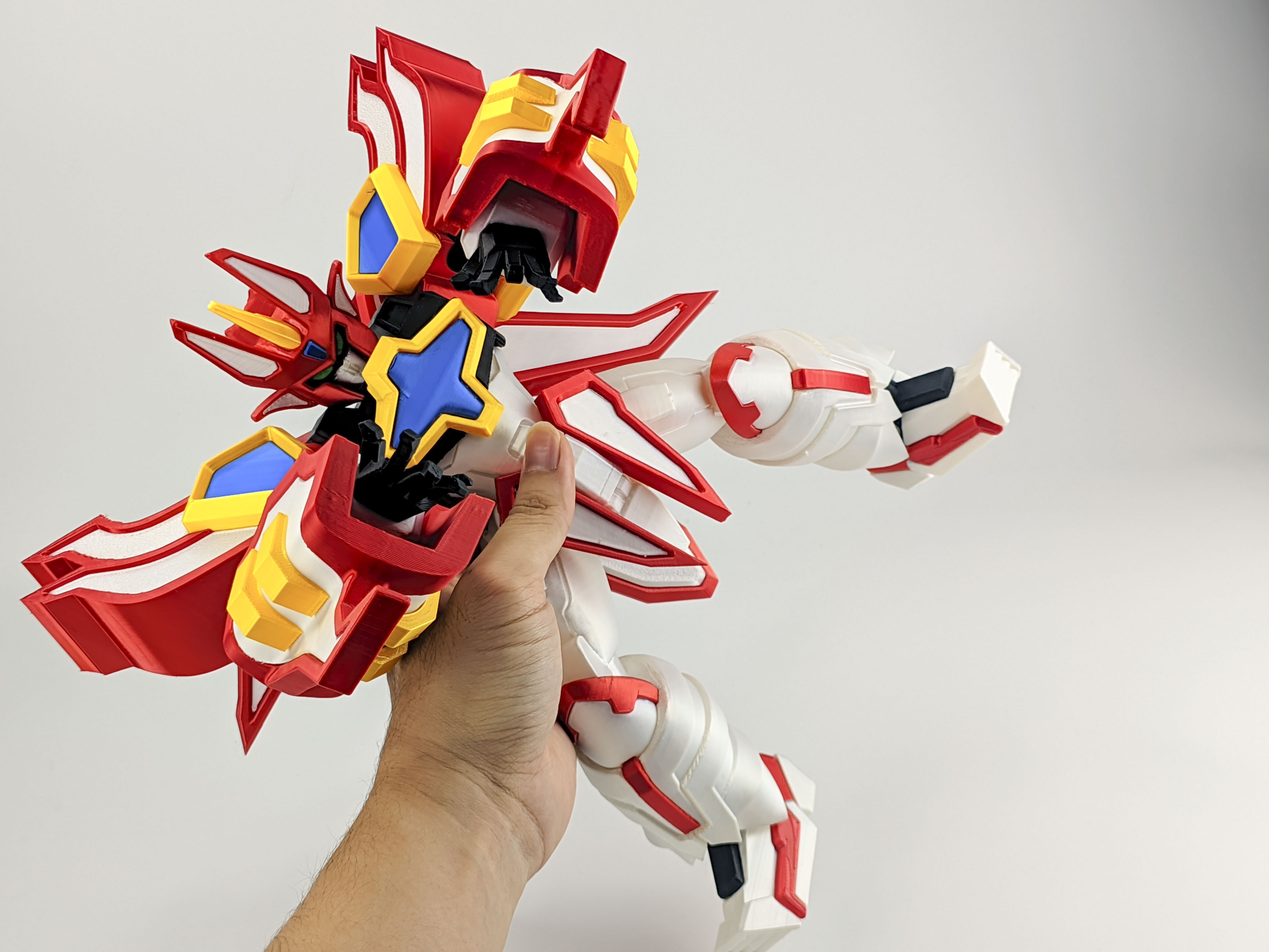 Miniatura 2 do modelo 3D 超级光能使者【魔动王】拆件雕像