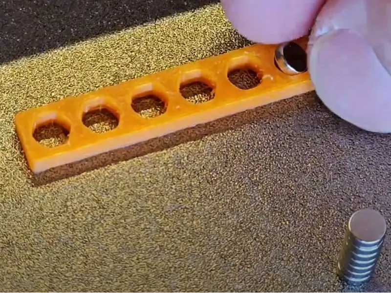 Tolerance test for magnets 5mm