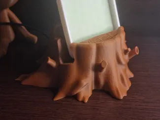 Tree Stump Phone Dock / Holder & ChargingStation