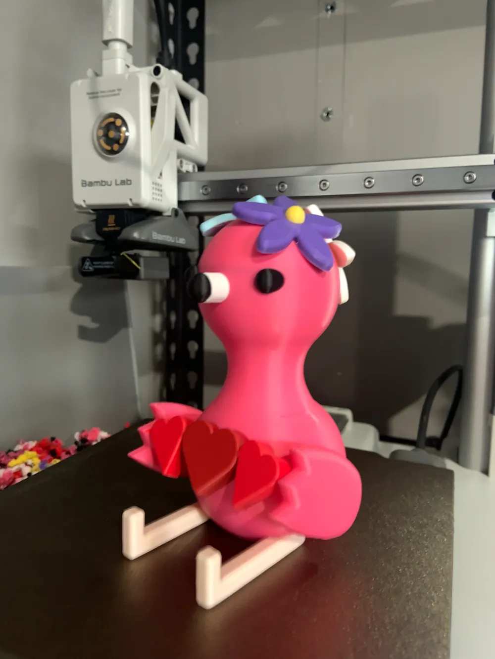 Valentine's Day Flamingo by 3D NerD - MakerWorld